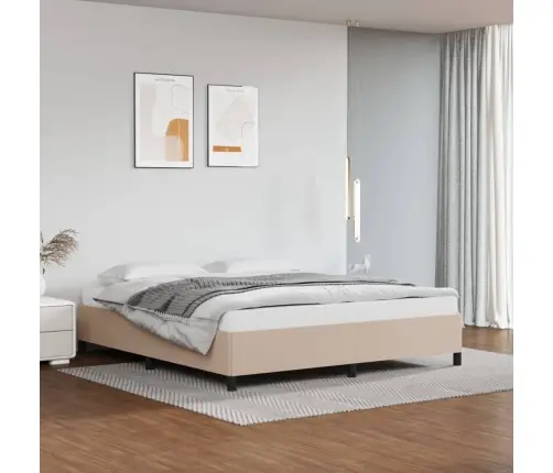 Gultas Rāmis, Kapučīno Krāsas, 180X200 Cm, Mākslīgā Āda Vidaxl Gultas Rāmis, Kapučīno Krāsas, 180X200 Cm, Mākslīgā Āda Vidaxl