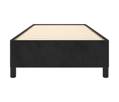 Lovos Rėmas, Juodos Spalvos, 90X190 cm Aksomas