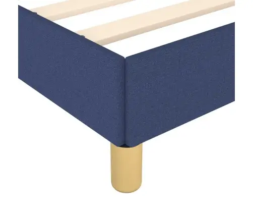 Lovos Rėmas Su Galvūgaliu Be Čiužinio, Mėlynas 80X200Cm Audinys