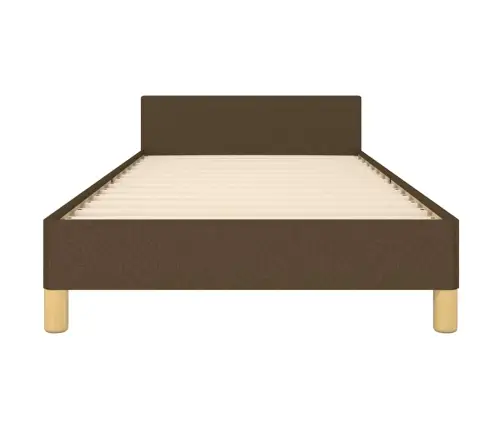 Lovos Rėmas Be Čiužinio, Tamsiai Rudas, 90X190cm Audinys