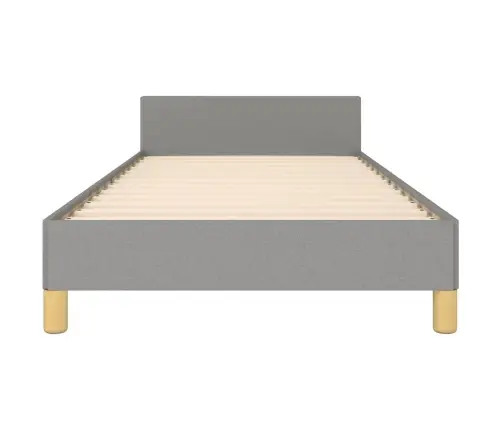 Lovos Rėmas Be Čiužinio, Šviesiai Pilkas, 90X200cm Audinys