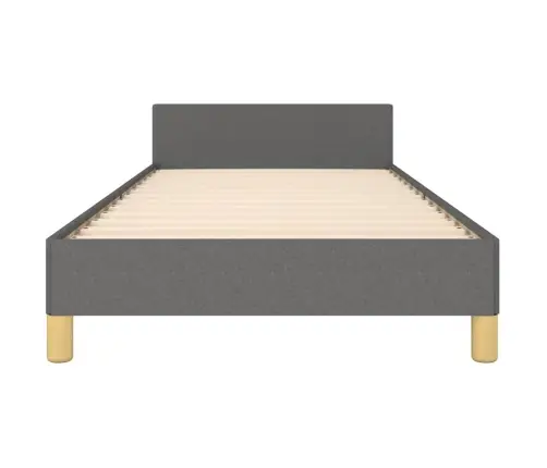 Voodiraam Ilma Madratsita, Tumehall, 100X200 cm Kangas