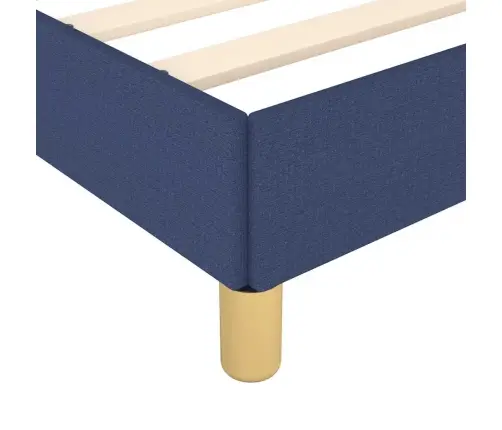 Voodiraam Peatsiga Ilma Madratsita Sinine 100X200 Cm Kangas