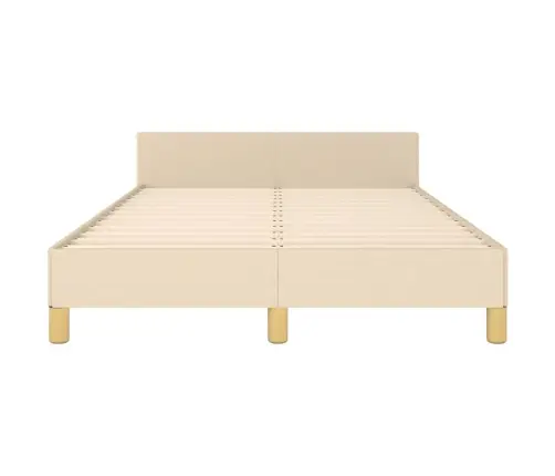 Lovos Rėmas Be Čiužinio, Kreminės Spalvos, 120X200cm Audinys
