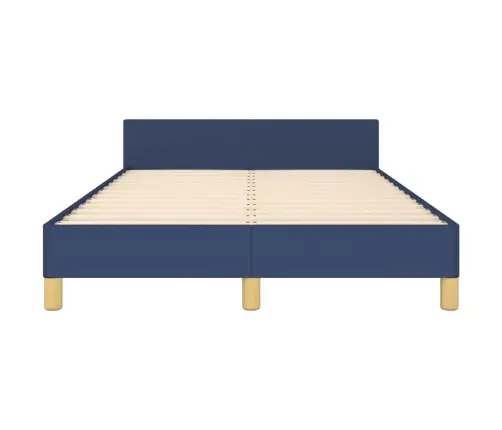 Voodiraam Peatsiga Ilma Madratsita Sinine 120X200 Cm Kangas