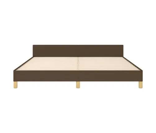 Lovos Rėmas Be Čiužinio, Tamsiai Rudas, 180X200cm Audinys