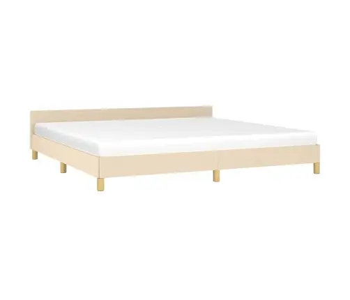 Voodiraam Ilma Madratsita, Kreemjas, 200 X 200 cm Kangas