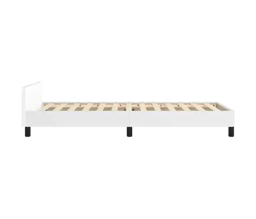 Voodiraam Peatsiga Ilma Madratsita Valge 90X190 Cm