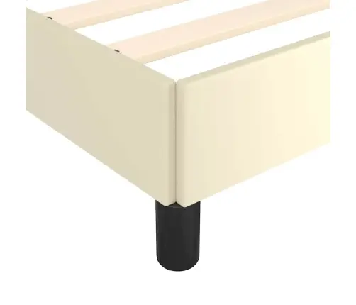 Lovos Rėmas Su Galvūgaliu Be Čiužinio, Kreminės, 90X200Cm
