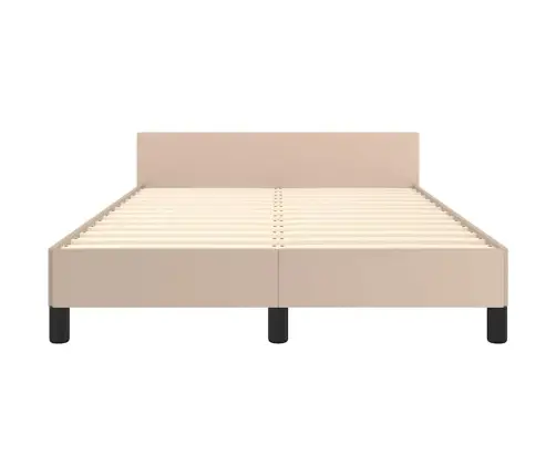 Lovos Rėmas Su Galvūgaliu Be Čiužinio, Kapučino, 120X200Cm