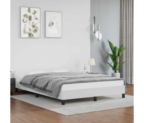 Voodiraam Peatsiga Ilma Madratsita Valge 140X200 Cm
