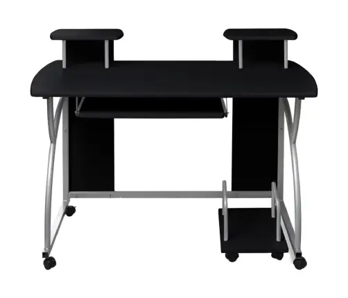 Datorgalds, Melns, 110X52X88,5 Cm, Inženierijas Koks Vidaxl