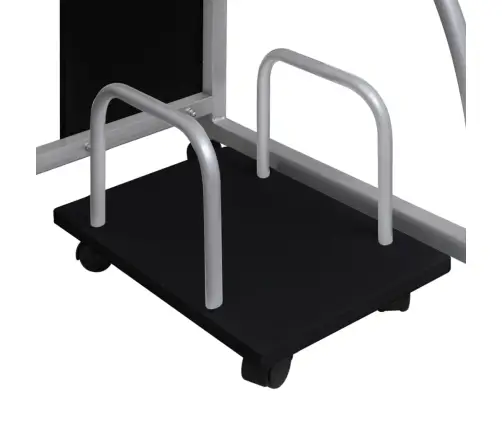 Datorgalds, Melns, 110X52X88,5 Cm, Inženierijas Koks Vidaxl