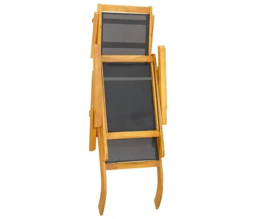 Aia Lamamistoolid 2 Tk, Akaatsiapuit Ja Tekstileen Aia Lamamistoolid 2 Tk, Akaatsiapuit Ja Tekstileen