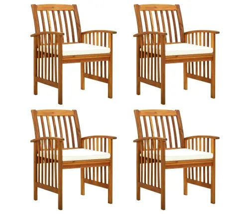 Aia Söögitoolid Istmepatjadega 4 Tk, Akaatsiapuit