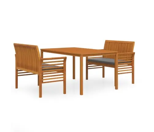 Lauko Valgomojo Komplektas Su Pagalvėlėmis, 3 Dalių, Akacija