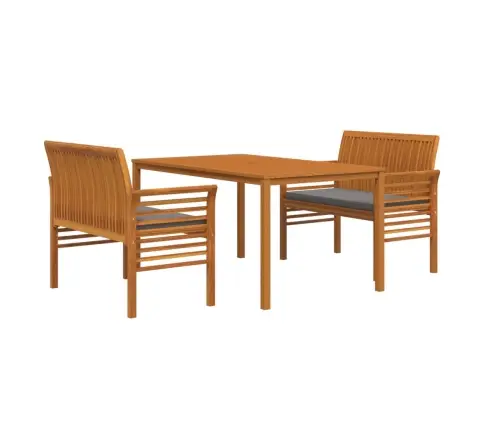 Lauko Valgomojo Komplektas Su Pagalvėlėmis, 3 Dalių, Akacija