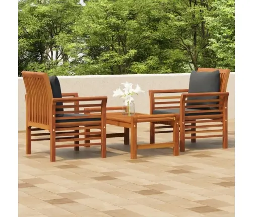 Sodo Komplektas Su Pagalvėlėmis, 3 Dalių, Akacijos Masyvas