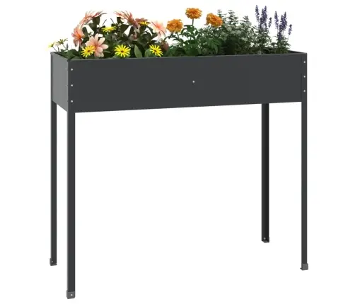 Aia Taimekast, Antratsiit, 100,5X40,5X90 cm Tsingitud Teras