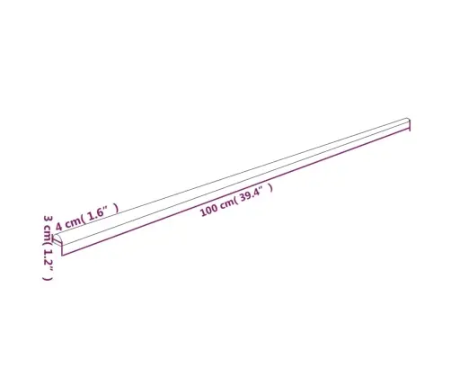 Stūru Aizsargs, Dzeltens Un Melns, 4X3X100 Cm, Pu Vidaxl