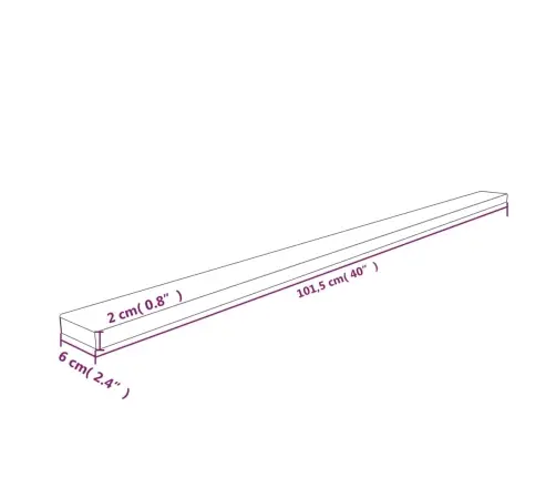 Nurgakaitse, Kollane Ja Must, 6 X 2 X 101,5 cm Pu