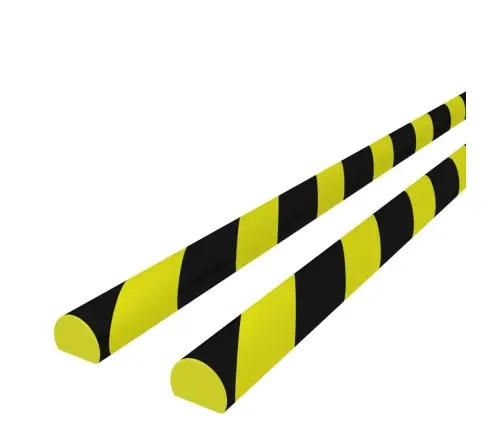 Nurgakaitsed 2 Tk, Kollane Ja Must, 4 X 3 X 100 cm Pu