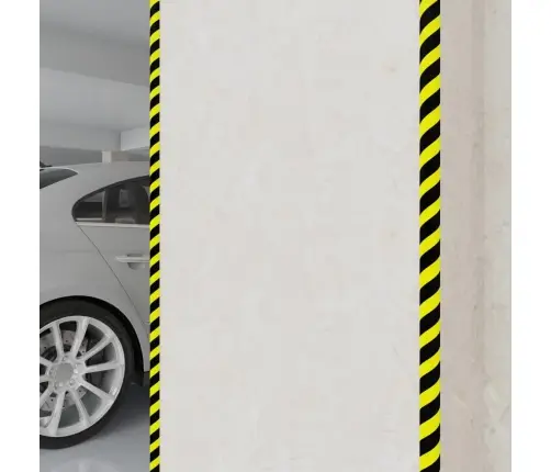 Nurgakaitsed 2 Tk, Kollane Ja Must, 4 X 3 X 100 cm Pu