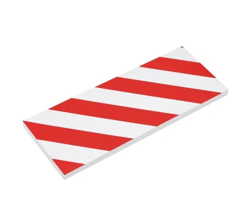 Sienu Aizsargi, 6 Gab., Sarkani Un Balti, 50X20X2 Cm, Eva Putas Vidaxl