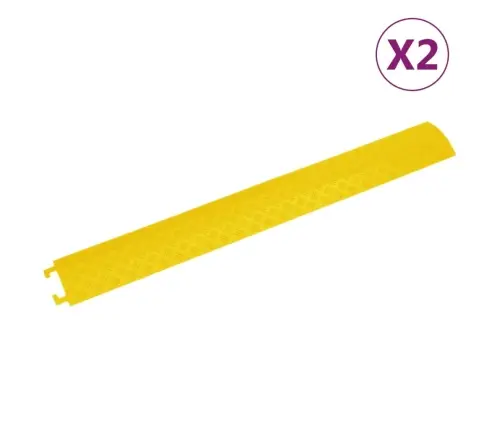 Kabelių Apsaugos, 2Vnt., Geltonos Spalvos, 98,5Cm