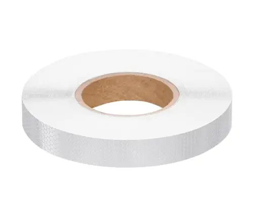Šviesą Atspindinti Lipni Juosta, Balta, 2,5Cmx50M, Pvc