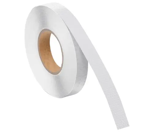 Šviesą Atspindinti Lipni Juosta, Balta, 2,5Cmx50M, Pvc