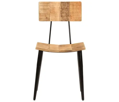 Valgomojo Kėdės, 2Vnt., 44X40X80cm Mango Medienos Masyvas