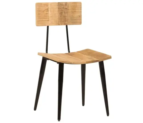 Valgomojo Kėdės, 2Vnt., 44X40X80cm Mango Medienos Masyvas