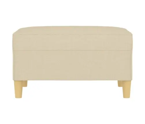 Kājsoliņš, 70X55X41 Cm, Krēmkrāsas Audums Vidaxl