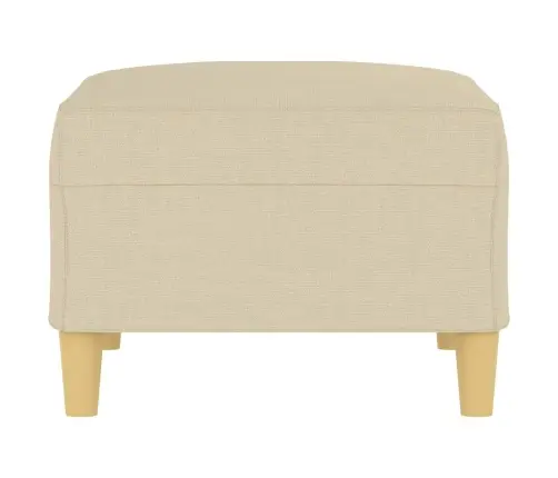 Kājsoliņš, 70X55X41 Cm, Krēmkrāsas Audums Vidaxl