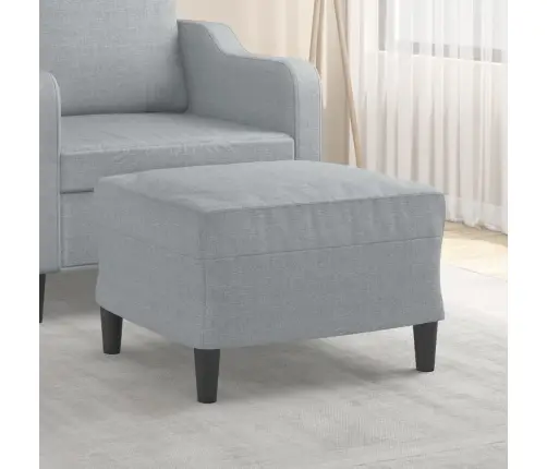 Kājsoliņš, 60X50X41 Cm, Gaiši Pelēks Audums Vidaxl