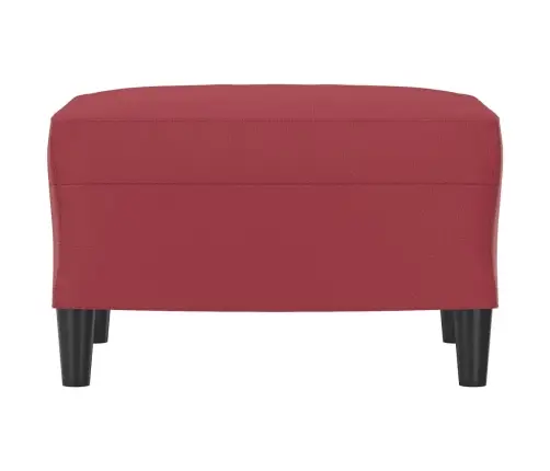 Kājsoliņš, 60X50X41 Cm, Vīnsarkana Mākslīgā Āda Vidaxl