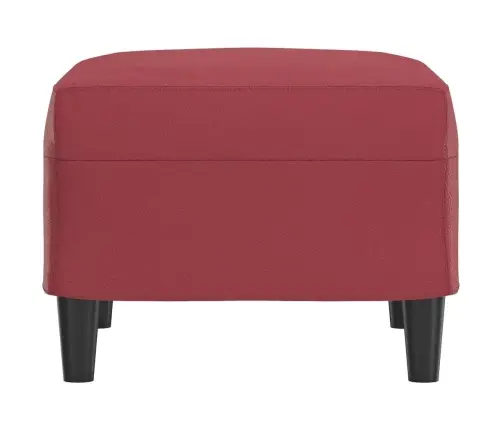 Kājsoliņš, 60X50X41 Cm, Vīnsarkana Mākslīgā Āda Vidaxl