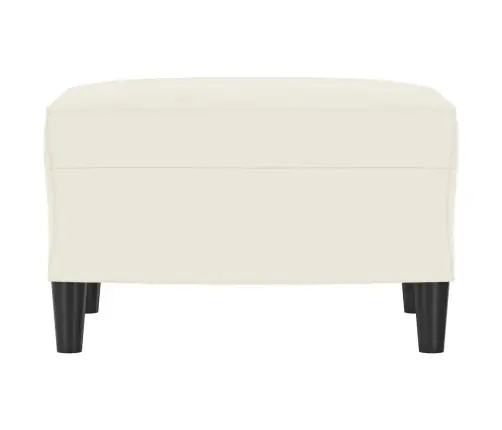 Kājsoliņš, 60X50X41 Cm, Krēmkrāsa Samts Vidaxl