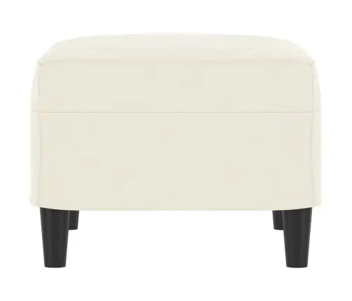 Kājsoliņš, 60X50X41 Cm, Krēmkrāsa Samts Vidaxl