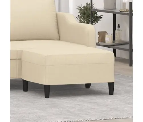 Kājsoliņš, 70X55X41 Cm, Krēmkrāsas Audums Vidaxl