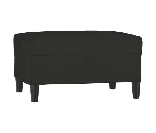 Kājsoliņš, 70X55X41 Cm, Melns Audums Vidaxl Kājsoliņš, 70X55X41 Cm, Melns Audums Vidaxl