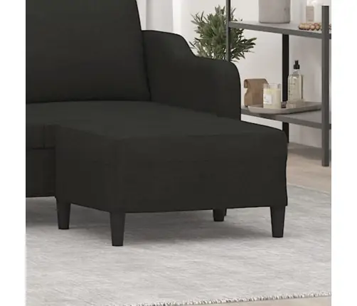 Kājsoliņš, 70X55X41 Cm, Melns Audums Vidaxl Kājsoliņš, 70X55X41 Cm, Melns Audums Vidaxl