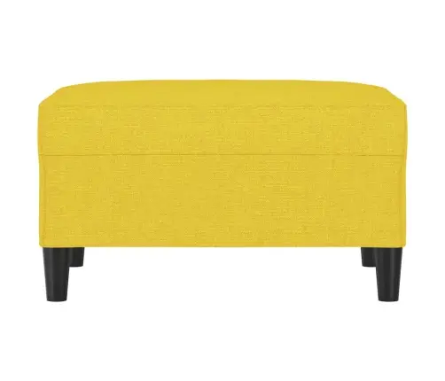 Kājsoliņš, 70X55X41 Cm, Gaiši Dzeltens Audums Vidaxl