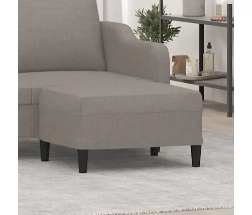 Kājsoliņš, 70X55X41 Cm, Pelēkbrūns Audums Vidaxl