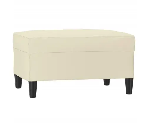 Kājsoliņš, 70X55X41 Cm, Krēmkrāsas Mākslīgā Āda Vidaxl