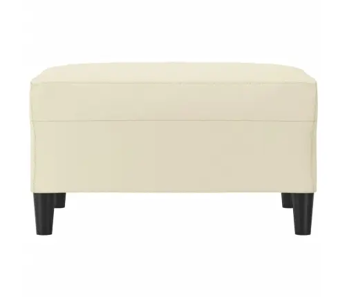 Kājsoliņš, 70X55X41 Cm, Krēmkrāsas Mākslīgā Āda Vidaxl