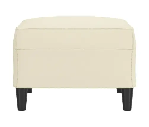 Kājsoliņš, 70X55X41 Cm, Krēmkrāsas Mākslīgā Āda Vidaxl