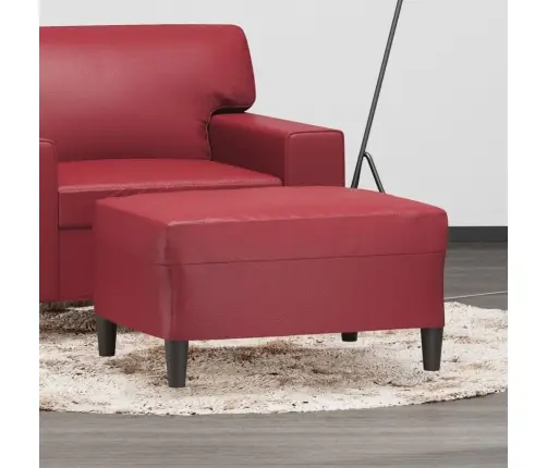 Kājsoliņš, 70X55X41 Cm, Vīnsarkana Mākslīgā Āda Vidaxl Kājsoliņš, 70X55X41 Cm, Vīnsarkana Mākslīgā Āda Vidaxl