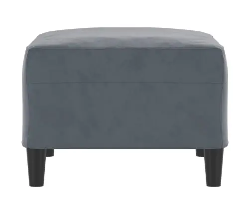 Kājsoliņš, 70X55X41 Cm, Tumši Pelēks Samts Vidaxl